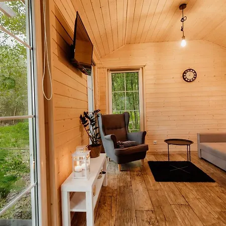 Drewniane Na Splawiu Nad Morzem