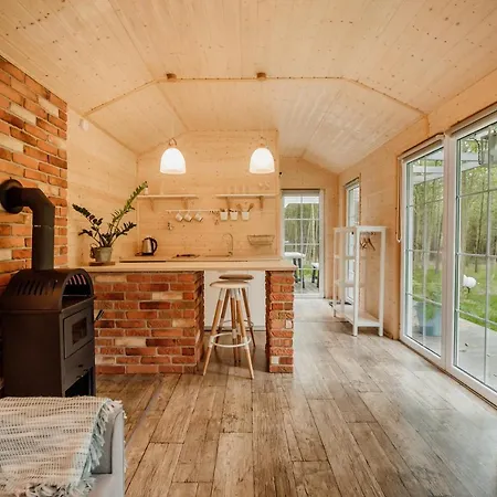 Drewniane Na Splawiu Nad Morzem Hytte *