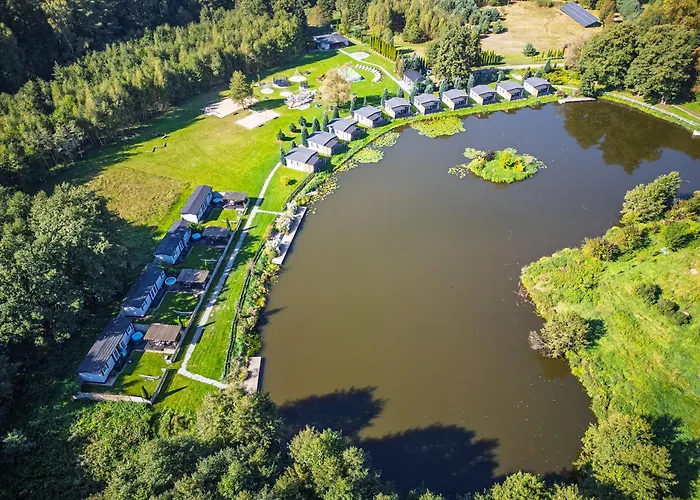 Drewniane Na Splawiu Nad Morzem Lodge