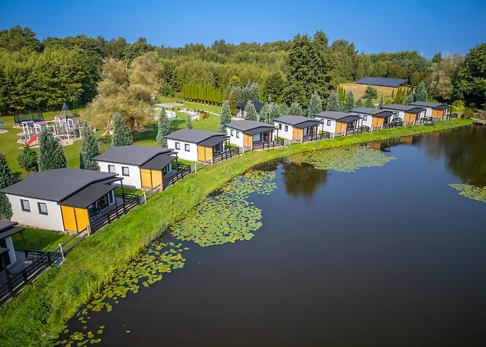 Drewniane Na Splawiu Nad Morzem Lodge